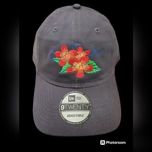 New era custom summer embroidery flower hat